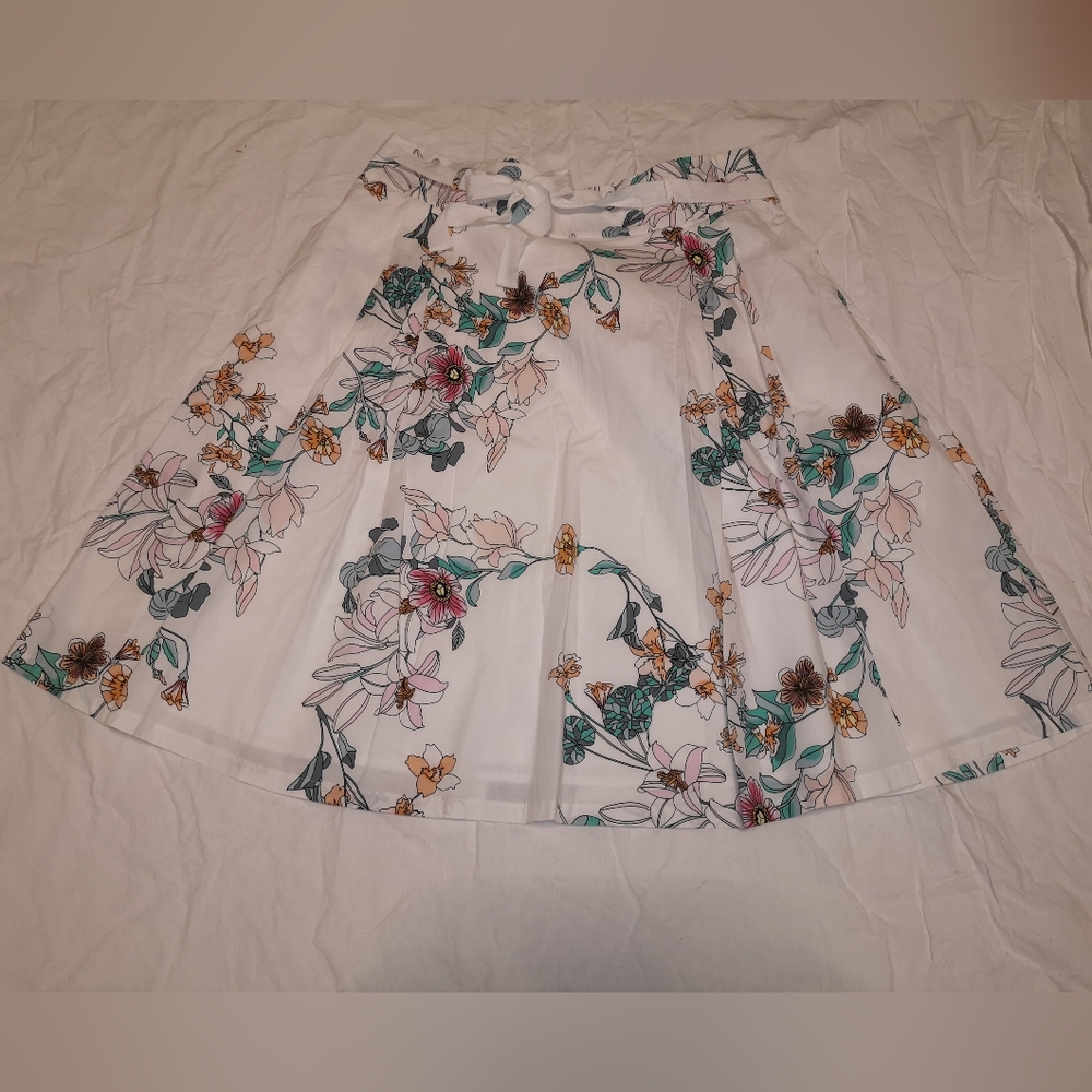 LeChateau floral skirt